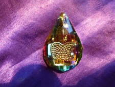 Pendentif cristal à facettes