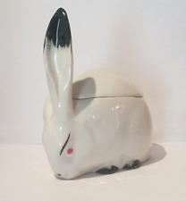 Lapin Bonbonière Porcelaine Limoges Signé : Marcel Sandoz , Téodore Havilland .