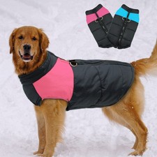 Vêtements pour chiens grands chiens manteau d'hiver imperméable grande veste pour chien gilet