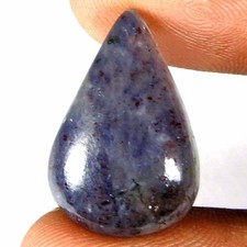 Cabochon de poire en pierre de