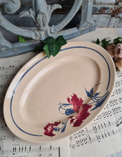 ANCIEN PLAT OVALE LUNEVILLE