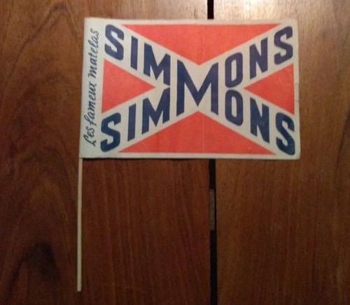 Fanion papier matelas simmons - fanion,