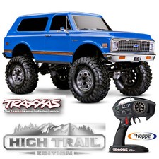 Traxxas TRX92086-4BLUE TRX-4 1972 Blazer High-Trail 1/10 Crawler Bleu Brushed