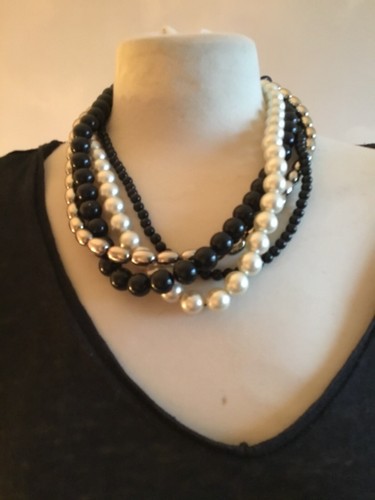 Collier multirang perles - , de