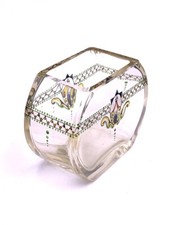 Vase en cristal émaillé Art