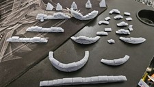 Sac de sable, décor terrain warhammer 40k proxy resine et obstacle anti char
