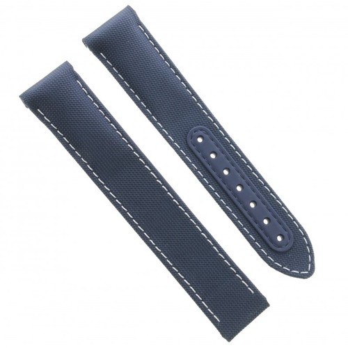Omega bracelet tissu bleu - bracelet, en