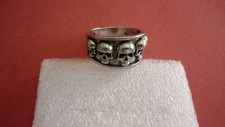 BAGUE MOTARD /  DIAMETRE 2 CM