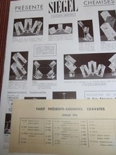 catalogue - dépliants siégel vitrine magasin ( ref 54 )