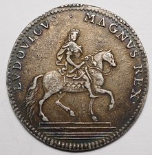 LOUIS XIV : RARE JETON ARGENT