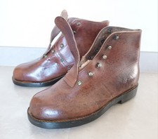 Militaria/civil : Paire De Brodequins De Montagne Clouté