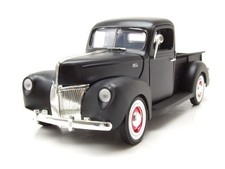 Ford Pick Up 1940 Mat Noir Modèle Auto 1:18 MotorMax