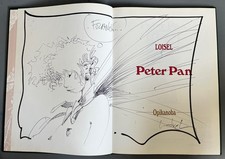 LOISEL - PETER PAN - OPIKANOBA - AVEC DESSIN DEDICACE DOUBLE PAGE - EO - 1992
