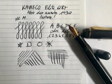KAWECO ELITE 6187 ART DECO NOIR_TAILLE M _1930_128mm 1930