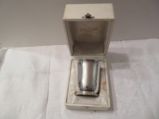 timbale en argent massif orfèvre RT  110 gr