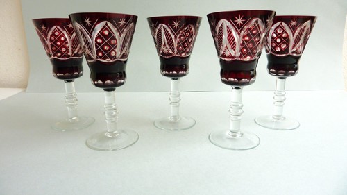 Série anciens verres à - 5,