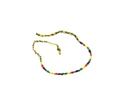 Bracelet brésilien en fil tressé Rasta jamaïcain artisanat fait main 14