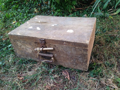 Ancienne boite coffre bois - ancienne,