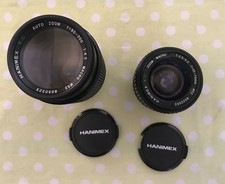 Lot Objectif zoom Automatique Hanimex 80-200 mm f4,5 macro zoom  + Macro 35-70