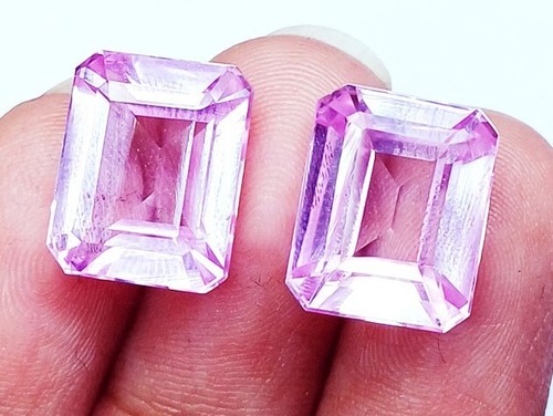 Naturel rose kunzite - naturel,
