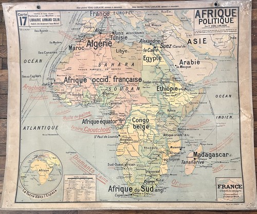 Ancienne carte scolaire - 🌍,