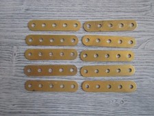 MECCANO: 10 bandes perforées 6cm - réf 5