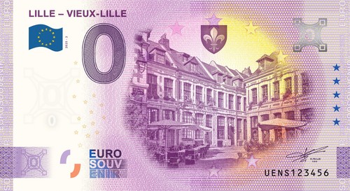 Billet souvenir 2025 france - billet,