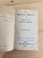la sainte bible version