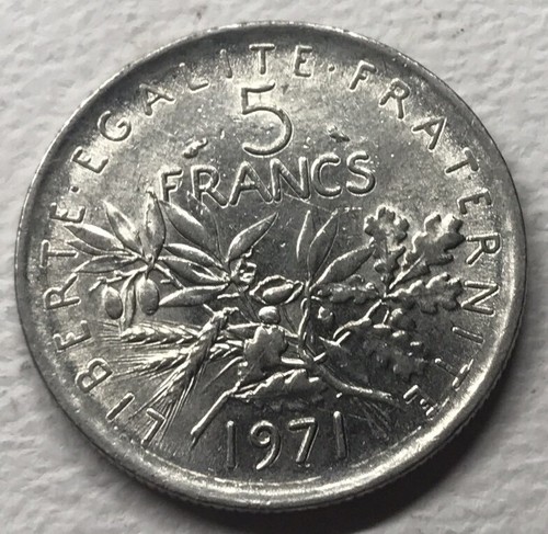 Francs 1971 semeuse nickel - 1971,