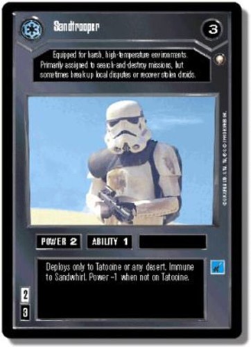 Sandtrooper star wars ccg - sandtrooper,