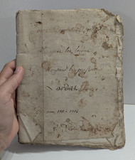 Manuscrit - Cours d'opération de Jacques Lordat - Montpellier 1811 & 1812 - 78pp