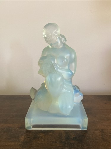 Rare statuette opalescente art - statuette,