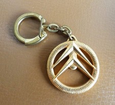 Ancien porte clé métal Automobile Citroën Garage Paris Maine Excellent.