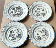 4 Assiettes Parlantes Rebus