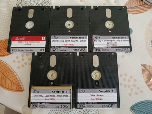Lot disquettes de jeux - lot, 5