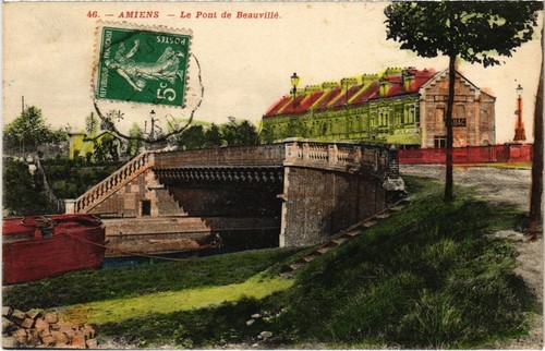 Cpa amiens pont - cpa,