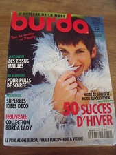 MAGAZINE BURDA TENDANCES MODES DE SOIREE ET MODE AU QUOTIDIEN  12 /1994