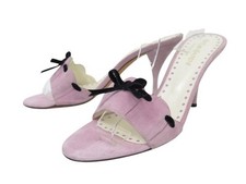 CHAUSSURES YVES SAINT LAURENT SANDALES RIVE GAUCHE 1698 DAIM ROSE 39 SHOES 900€