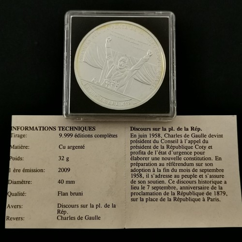 Medaille 2009 40mm 32g - medaille,