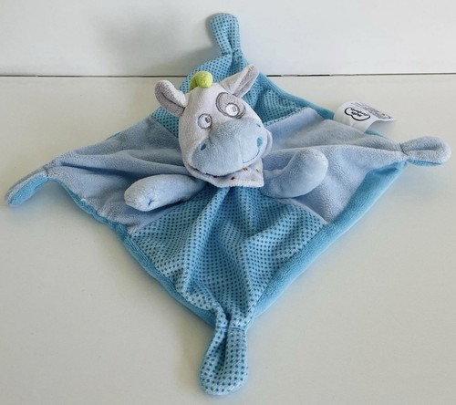 Doudou plat vache bleue mots - doudou,