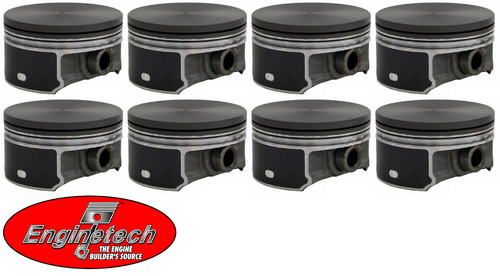 Set enginetech pistons - of, 8