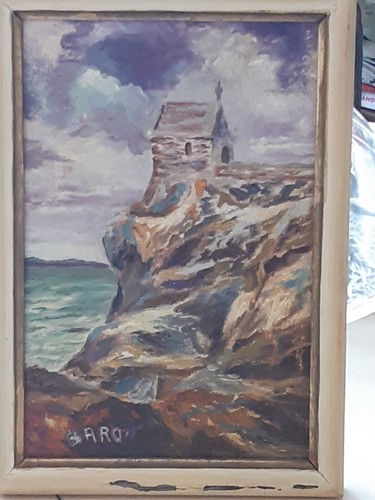 Huile sur toile baron - huile,