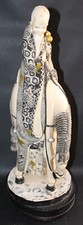 CHINE sculpture SHOULAO le Dieu Chinois de la longévité façon Ivoire