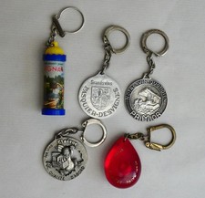 lot de 5 anciens porte clés