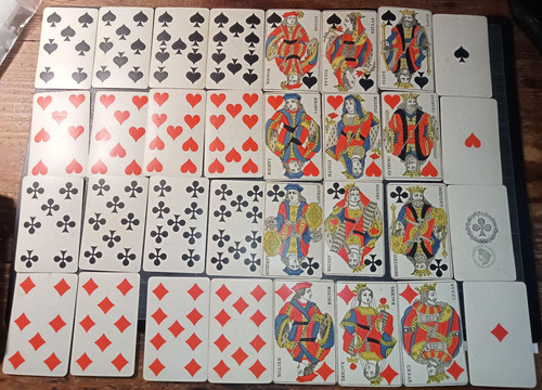 Ancien jeu cartes - jeu,
