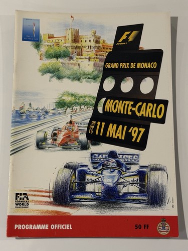 Programme grand prix - programme, monaco