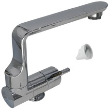 Robinet Eau Froide Arona Camping-Car Caravan Camping + Interrupteur Chrome