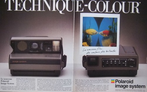 Publicité 1987 polaroid image - 1987,