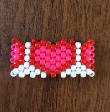 Heart LovePLUR EDM Kandi Cuff