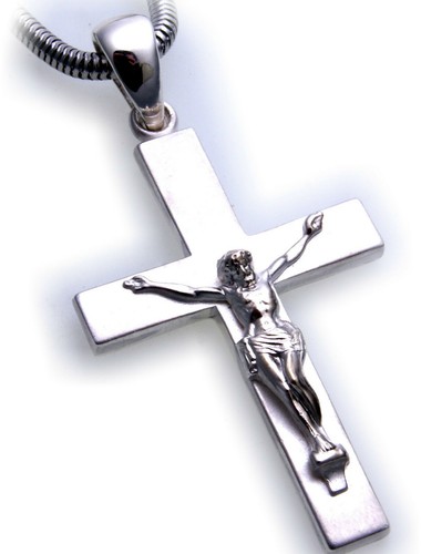 Pendentif croix avec jésus - avec,
